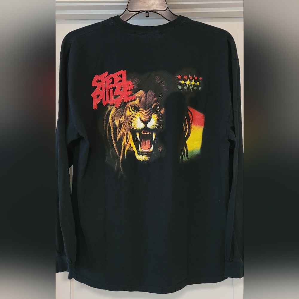VTG Steel Pulse Living Legacy Band Music T-shirt  Size XL Long Sleeve